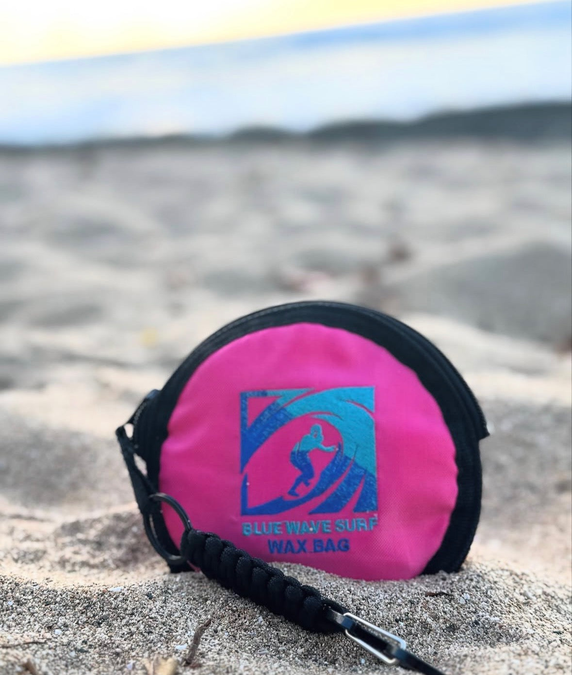 Blue wave surf wax bag ( Pink)